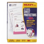 C-Line Heavyweight Polypropylene Sheet Protector, Non-Glare, 2", 11 x 8 1/2, 100/BX CLI62028