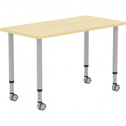 Lorell Height-adjustable 48" Rectangular Table 69582