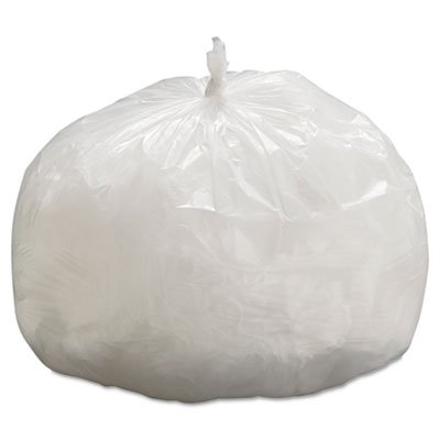 GEN 333912 Hi-Density Can Liners, 33 x 39, 9mic, Natural, 25 Bags/Roll, 20 Rolls/CT GEN333912