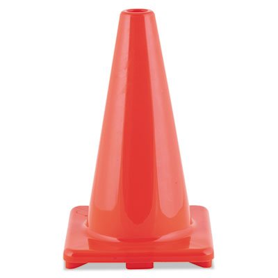 Hi-Visibility Vinyl Cones, 18" Tall, Orange CSIC18OR