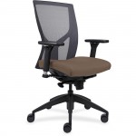 Lorell High-Back Mesh Chairs with Fabric Seat 83109A200
