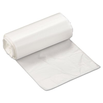 High-Density Can Liner, 17 x 18, 4gal, 6 Micron, Clear, 50/Roll, 40 Rolls/Carton IBSEC171806N