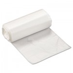 High-Density Can Liner, 17 x 18, 4gal, 6 Micron, Clear, 50/Roll, 40 Rolls/Carton IBSEC171806N