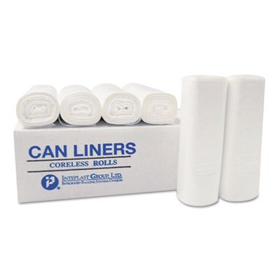 High-Density Can Liner, 20 x 22, 7-Gallon, 6 Micron, Clear, 50/Roll IBSEC202206N
