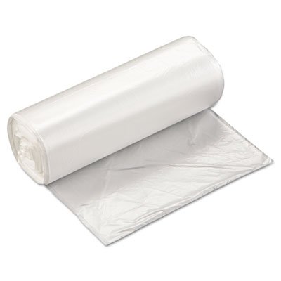 High-Density Can Liner, 24 x 33, 16gal, 5mic, Clear, 50/Roll, 20 Rolls/Carton IBSEC2433N