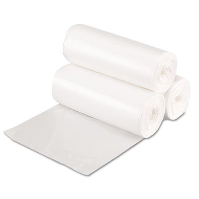 GEN 243108 High-Density Can Liner, 24 x 31, 15gal, 7mic, Natural, 50 Bags/Roll, 20 Rolls/CT GEN243108