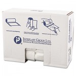 High-Density Can Liner, 30 x 37, 30gal, 16mic, Clear, 25/Roll, 20 Rolls/Carton IBSS303716N