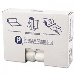 High-Density Can Liner, 30 x 37, 30gal, 13mic, Clear, 25/Roll, 20 Rolls/Carton IBSS303713N