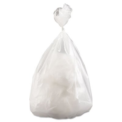 High-Density Can Liner, 38 x 58, 60gal, 16mic, Clear, 25/Roll, 8 Rolls/Carton IBSVALH3860N16