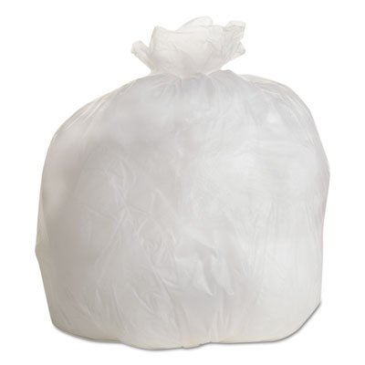 BWK 404622 High-Density Can Liner, 40x46, 45gal, 19mic Equiv., Natural, 25 Bag/RL, 6 RL/CT BWK404622