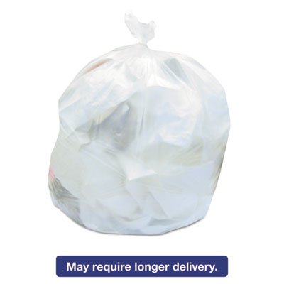 BWK 434722 High-Density Can Liner, 43x47, 56gal, 19mic Equiv., Natural, 25 Bag/RL, 6 RL/CT BWK434722