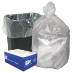 Ultra Plus WHD3308 High Density Can Liners, 16gal, 8 Microns, 24 x 33, Natural, 1000/Carton WBIHD24338N