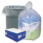 Ultra Plus WHD3710 High Density Can Liners, 30gal, 10 Microns, 30 x 37, Natural, 500/Carton WBIHD303710N