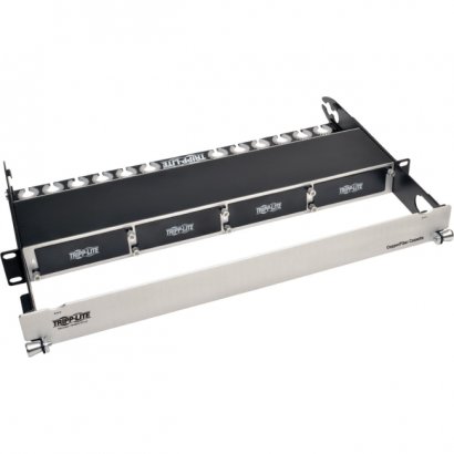 Tripp Lite High Density Copper / Fiber Enclosure Panel, 1U, 4-Cassette Capacity N484-01U