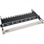 Tripp Lite High Density Copper / Fiber Enclosure Panel, 1U, 4-Cassette Capacity N484-01U