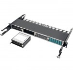 Tripp Lite High Density Copper / Fiber Enclosure Panel, 1U, 4-Cassette Capacity N484-12SFP-K