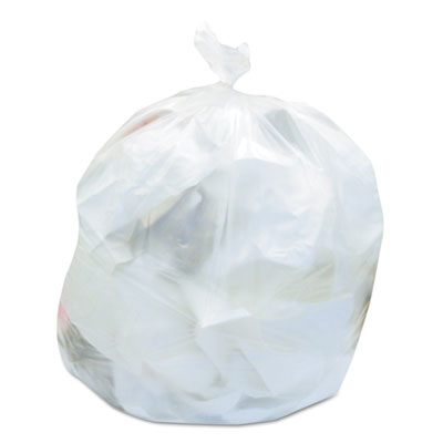 Heritage Z6037LN R01 High-Density Coreless Can Liner, 30 gal, 30 x 37, Natural, 25 Bag/RL, 20 RL/CT