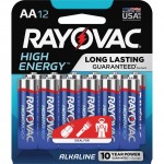 Rayovac High Energy Alkaline AA Batteries 81512K