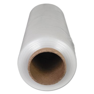 UNV64718 High-Performance Handwrap Film, 18" x 1500ft, 12mic (47-Gauge), Clear, 4/Carton UNV64718