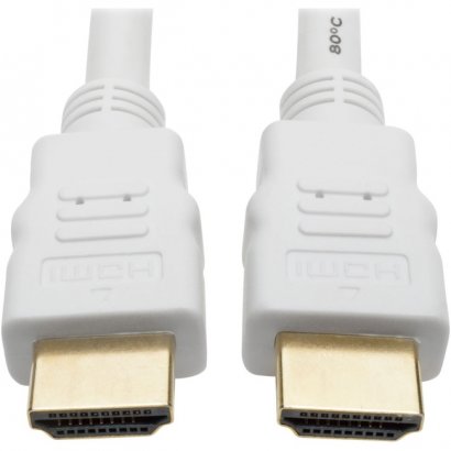 Tripp Lite High-Speed HDMI 4K Cable (M/M), White, 10 ft P568-010-WH