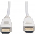 Tripp Lite High Speed HDMI Cable, Digital Video with Audio (M/M), White, 6-ft P568-006-WH