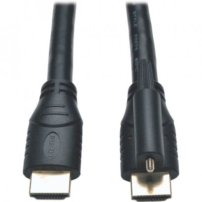 High Speed HDMI Cable with Ethernet and Locking Connector, 24AWG (M/M), 10-ft. P569-010-LOCK