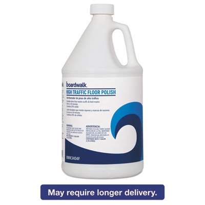 High Traffic Floor Finish, 1 gal Bottle, 4/Carton BWK3404F