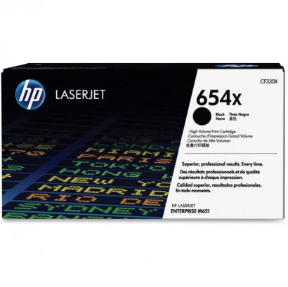 HP 654X High Yield Black Original LaserJet Toner Cartridge CF330X