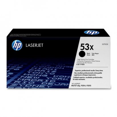 HP High Yield Black Original LaserJet Toner Cartridge Q7553X