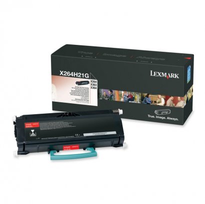 Lexmark High Yield Black Toner Cartridge X264H21G