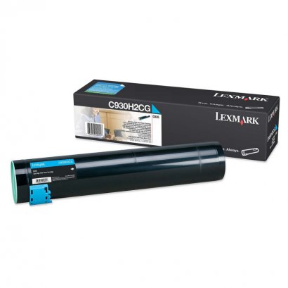 Lexmark High Yield Cyan Toner Cartridge C930H2CG