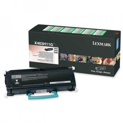 Lexmark High Yield Return Program Black Toner Cartridge X463H11G