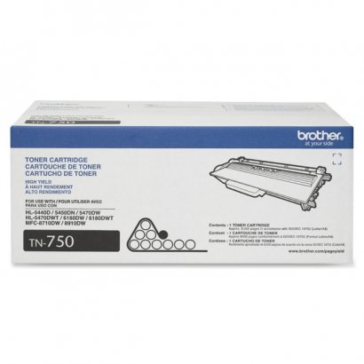 Brother High Yield Toner Cartridge TN750