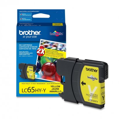 Brother High Yield Yellow Ink Cartridge LC65HYY