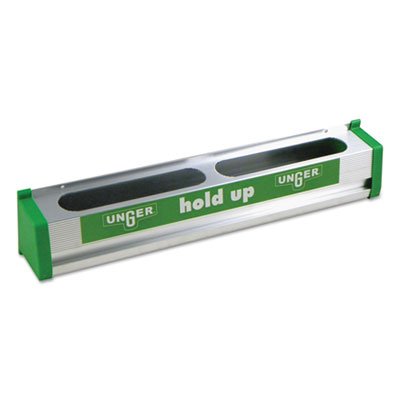 HU450 Hold Up Aluminum Tool Rack, 18", Aluminum/Green UNGHU45