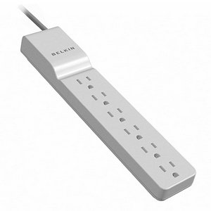 Belkin Home/Office 6-Outlets Surge Suppressor BE106000-2.5