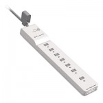 Belkin Home Series SurgeMaster Surge Protector, 7 Outlets, 6 ft Cord, 2320 Joules BLKBE10720006