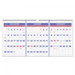 At-A-Glance Horizontal-Format Three-Month Reference Wall Calendar, 23 1/2 x 12, 2015-2017 AAGPM1428