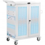 Tripp Lite Hospital-Grade 32-Device UV Charging Cart, White CSC32ACWHG