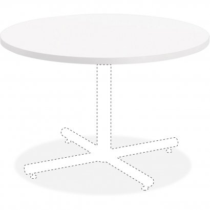 Lorell Hospitality White Laminate Round Tabletop 99856