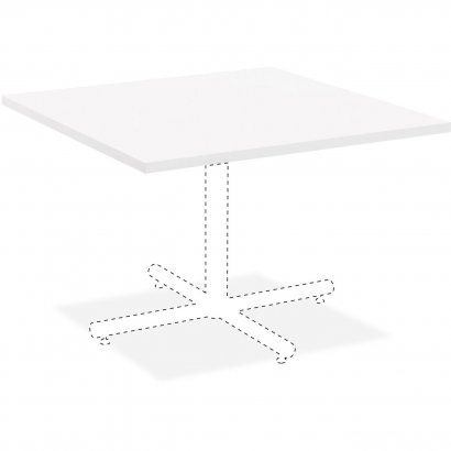 Lorell Hospitality White Laminate Square Tabletop 99858