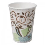 Dixie 5342CD Hot Cups, Paper, 12oz, Coffee Dreams Design, 50/Pack DXE5342CDPK