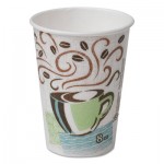 Hot Cups, Paper, 8oz, Coffee Dreams Design DXE5338CD