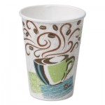 Hot Cups, Paper, 8oz, Coffee Dreams Design, 500/Carton DXE5338DX