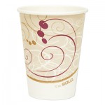 Dart 412SM-J8000 Hot Cups, Symphony Design, 12oz, Beige, 1000/Carton SCC412SMJ8000