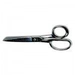 Clauss Hot Forged Carbon Steel Shears, 8" Long, 3.88" Cut Length, Nickel Straight Handle ACM10257