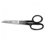 Clauss Hot Forged Carbon Steel Shears, 7" Long, 3.13" Cut Length, Black Straight Handle ACM10259