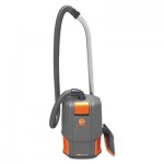 HushTone Backpack Vacuum Cleaner, 11.7 lb., Gray/Orange HVRCH34006