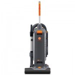 Hoover Commercial HushTone Vacuum Cleaner with Intellibelt, 15", Orange/Gray HVRCH54115