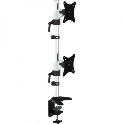 Amer Mounts HYDRA Ergonomic Dual Monitor Vertical White Mount HYDRA2V